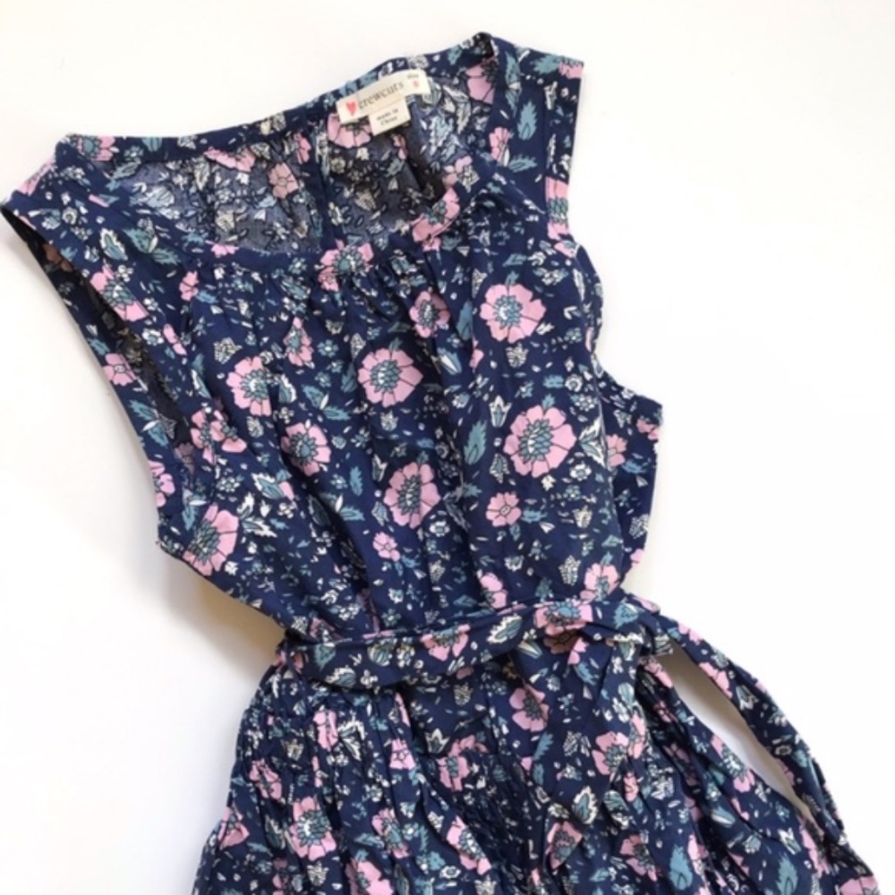 Girls Crewcut Floral Dress EUC